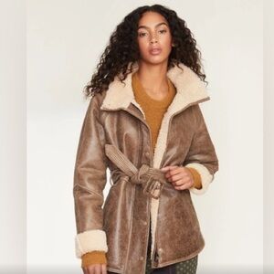 Veronica Beard Bonny Coat in Brown/Ivory